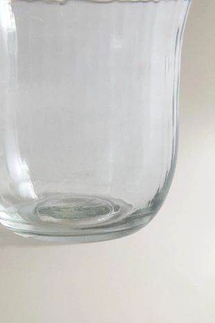 Стакан из стекла с объемным дизайном- Заказать в России