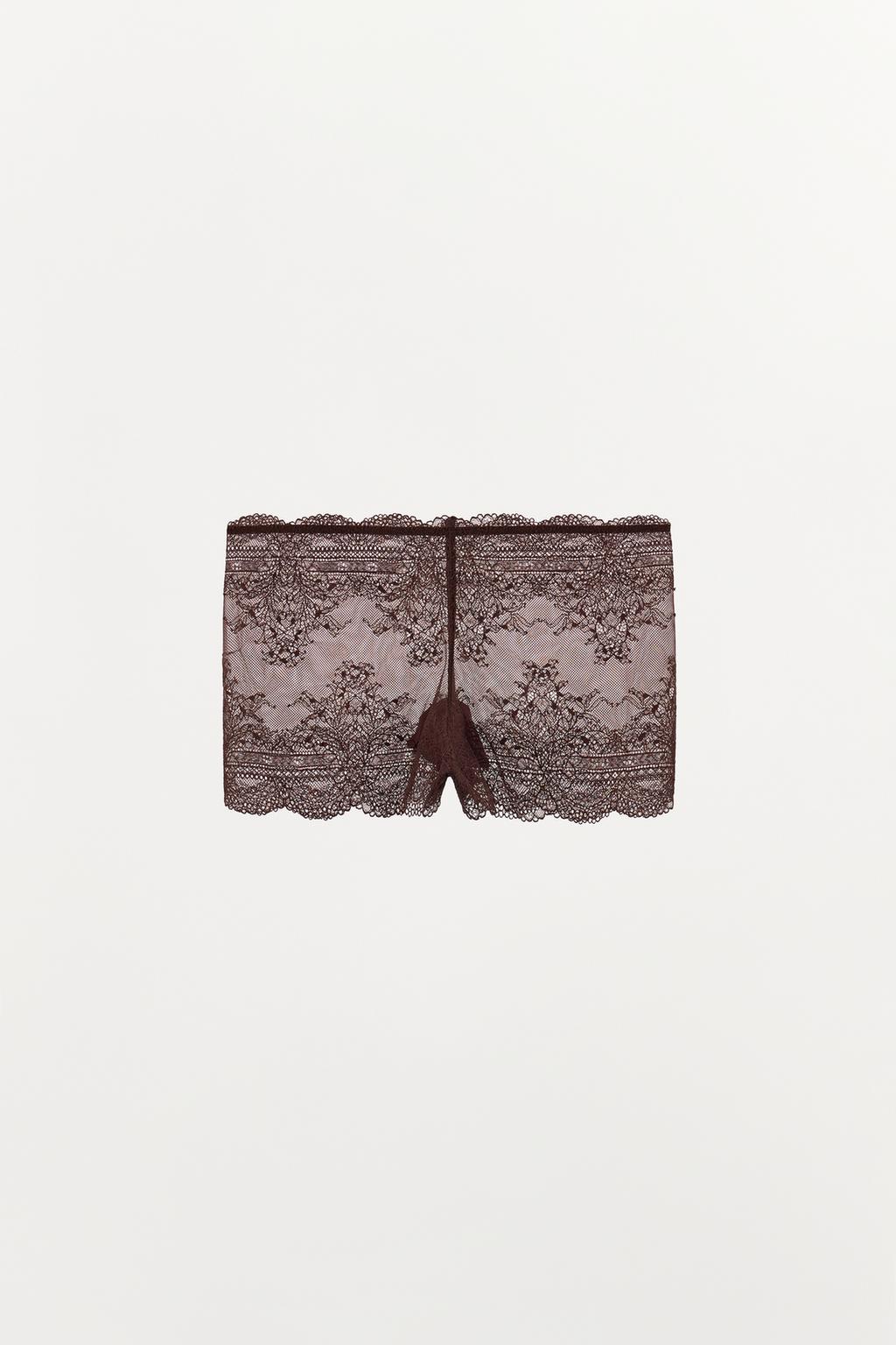 КРУЖЕВНЫЕ ТРУСЫ-ШОРТЫ