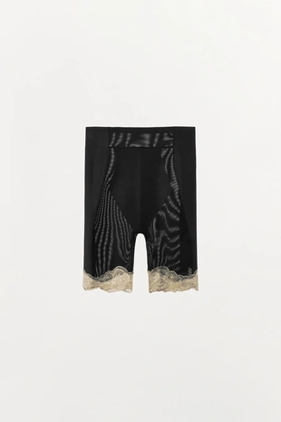 Шорты из смеси полиамида и кружева- Заказать в России