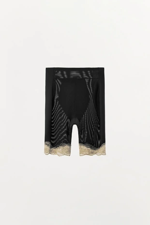 Шорты из смеси полиамида и кружева- Заказать в России