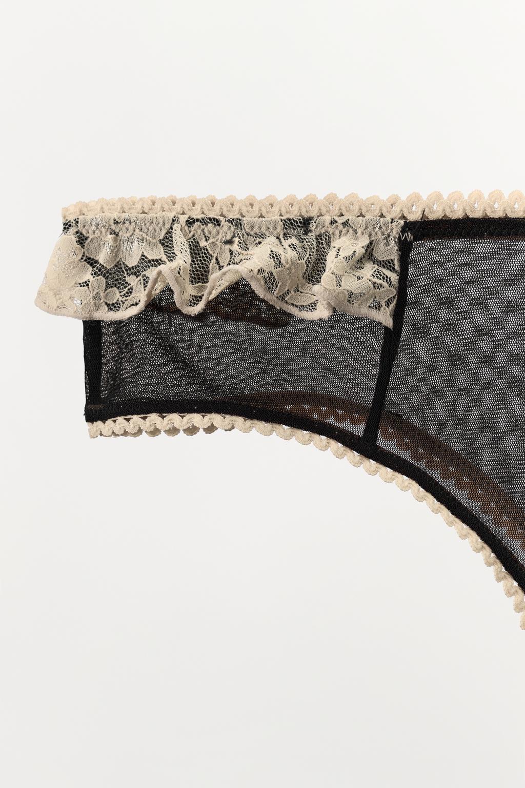 ТРУСЫ ИЗ СЕТКИ С КРУЖЕВОМ