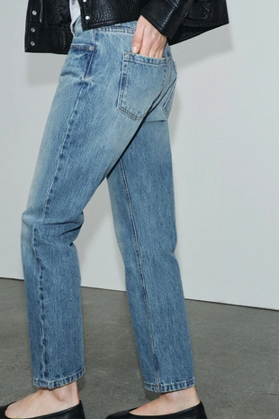 Джинсы ZW COLLECTION CIGARETTE со средней посадкой