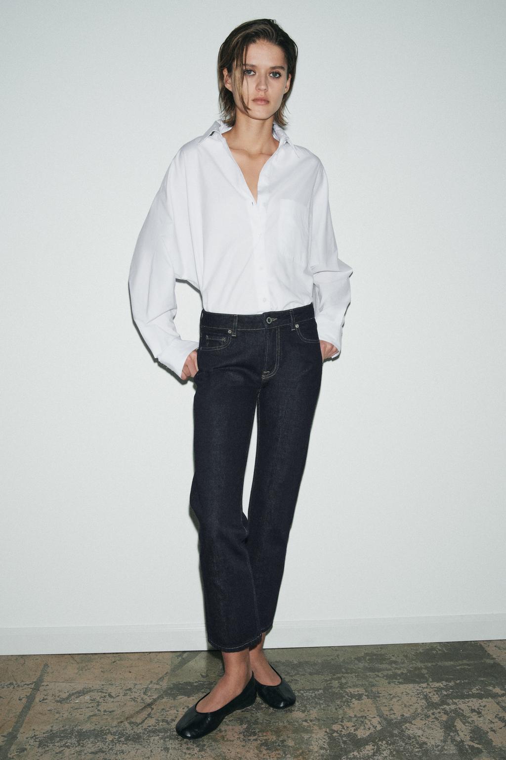 ДЖИНСЫ ZW COLLECTION CIGARRETE СО СРЕДНЕЙ ПОСАДКОЙ