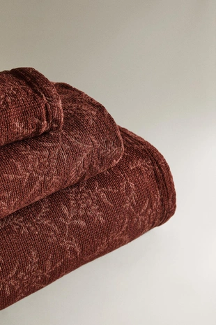 Полотенце для ванны из муслина с цветочным узором- Заказать в России