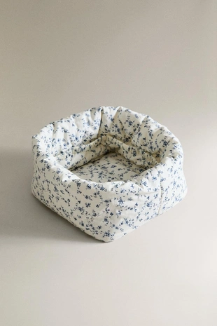 Прямоугольный органайзер для младенцев с синим цветочным принтом- Заказать в России