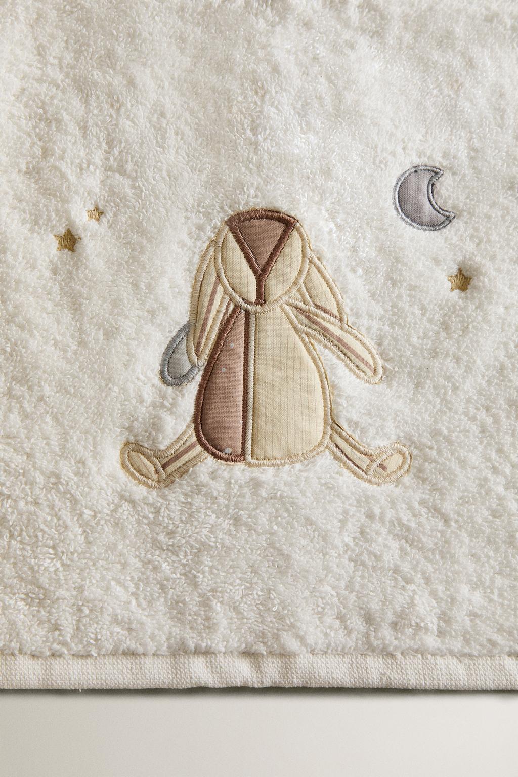 Детская полотенце-зайчик