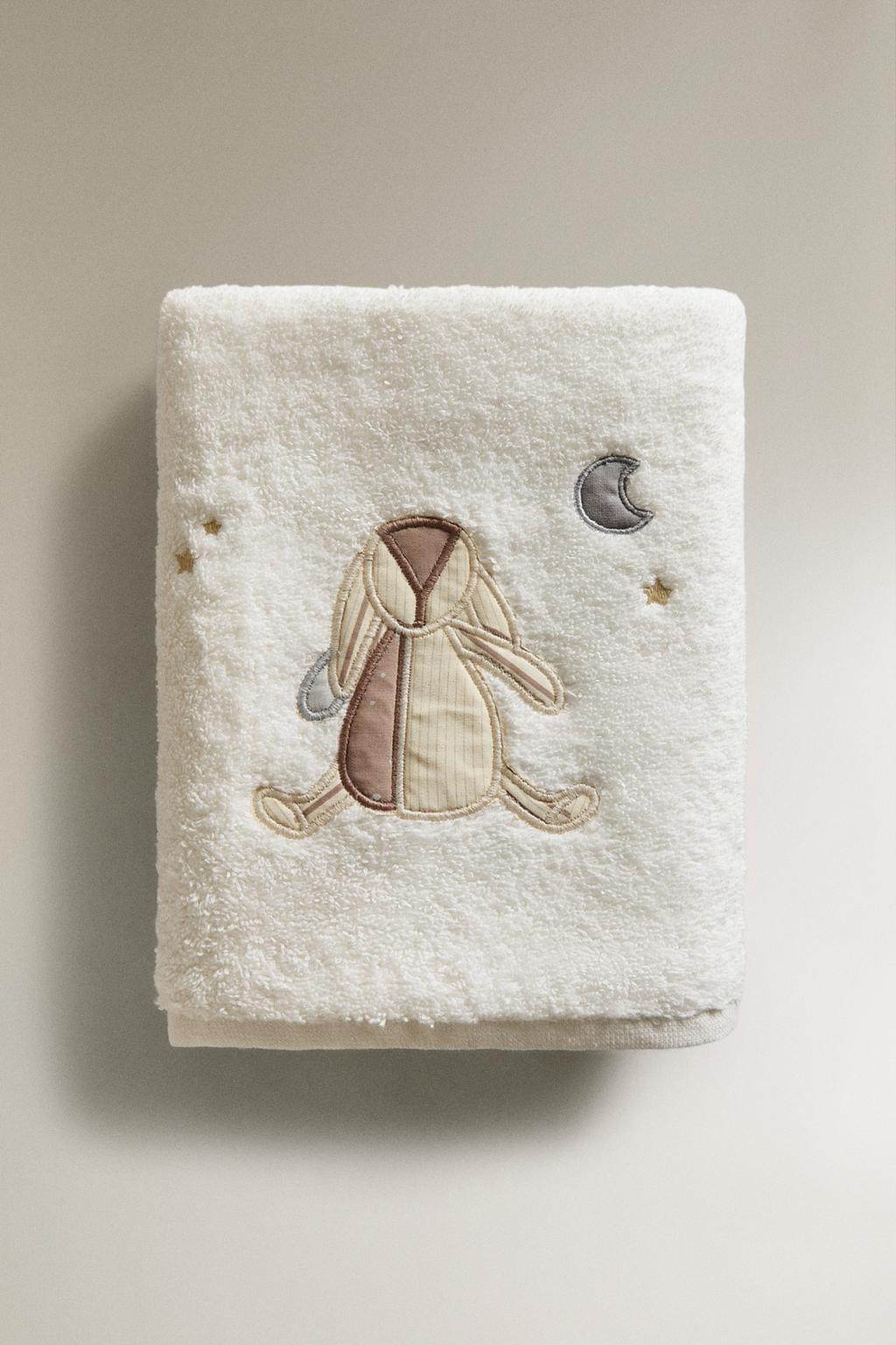 Детская полотенце-зайчик