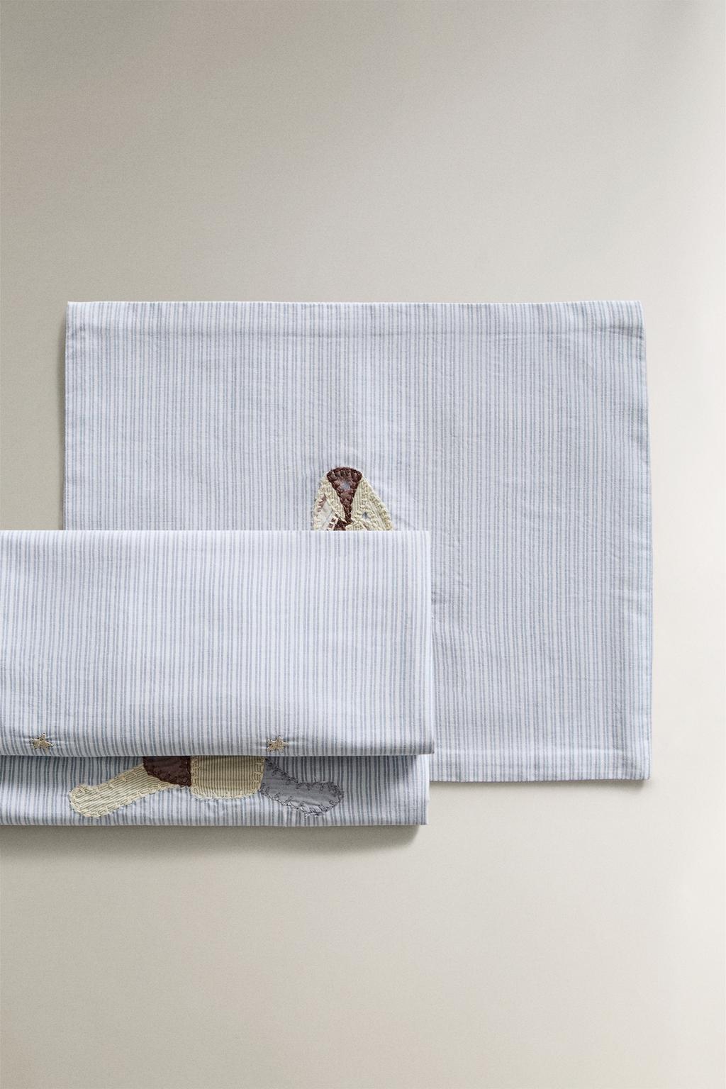 Комплект из двух простыней для мини-кроватки раббит коттон