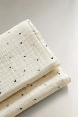 Набор простынь для мини-кроватки с мелкими полосками из хлопка- Заказать в России