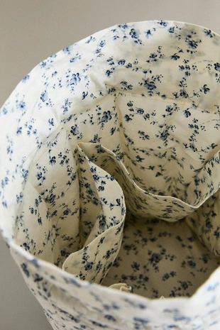 Синяя сумка-ведро с цветочным узором для малышей- Заказать в России