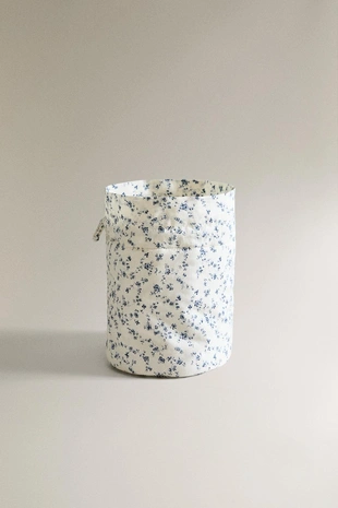 Синяя сумка-ведро с цветочным узором для малышей- Заказать в России