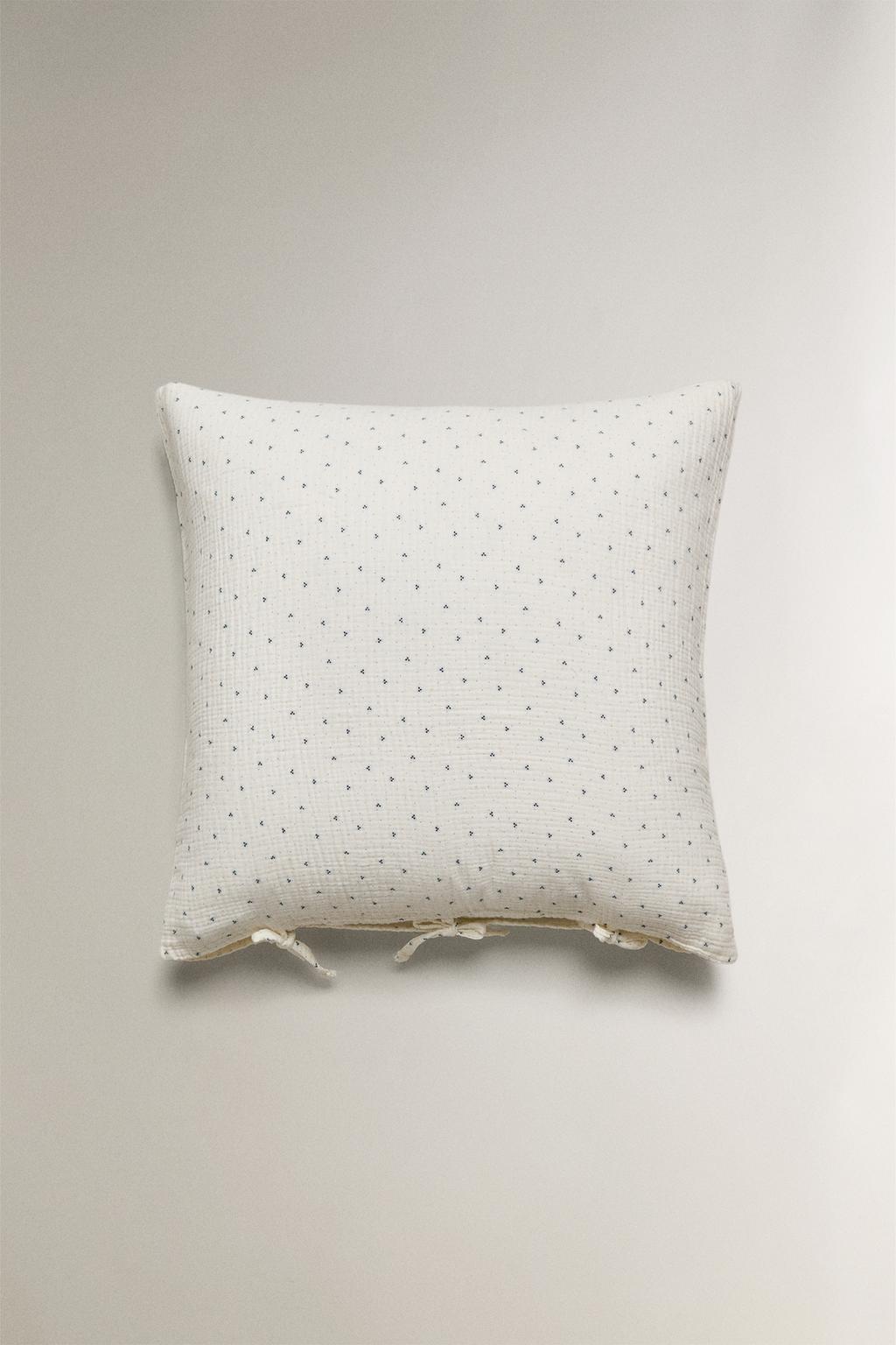 Детский чехол из хлопка в горошек