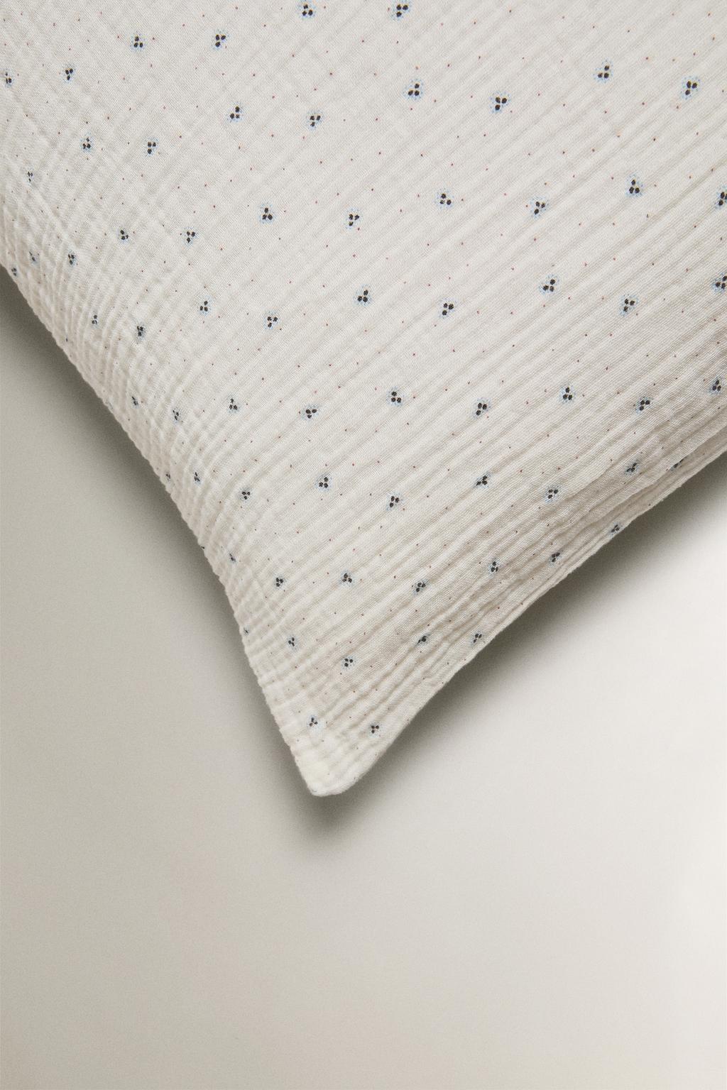 Детский чехол из хлопка в горошек