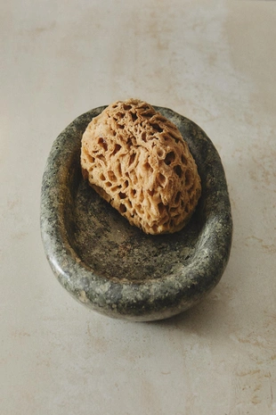 Зеленый конкавный мраморный поднос- Заказать в России