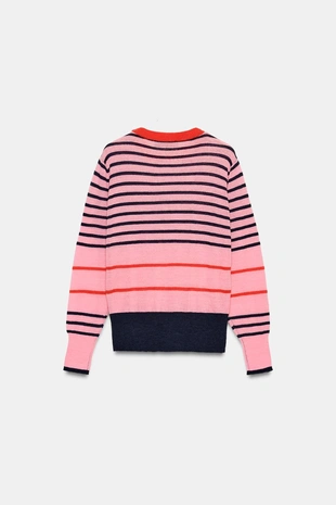 Свитер в полоску- Заказать в России