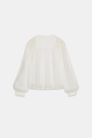 Рубашка с вышивкой — ZW COLLECTION- Заказать в России