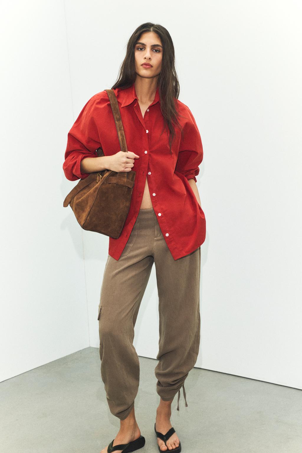 РУБАШКА ОВЕРСАЙЗ ИЗ СТИРАНОГО ПОПЛИНА