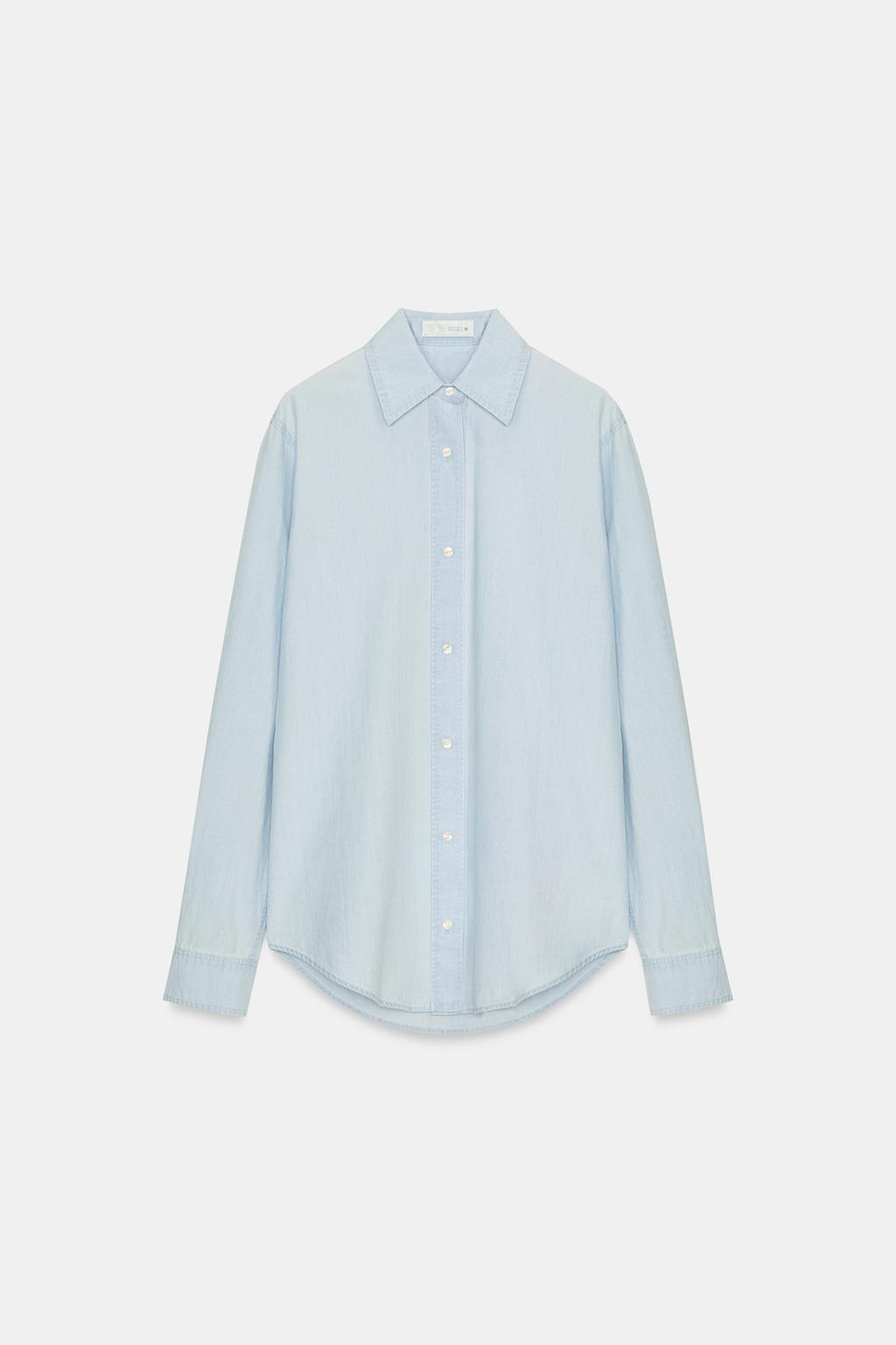 ДЖИНСОВАЯ РУБАШКА TRF REGULAR