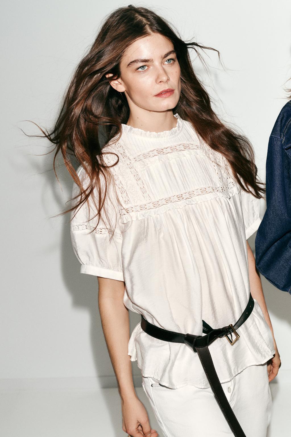 БЛУЗА В РОМАНТИЧЕСКОМ СТИЛЕ С РУКАВАМИ-БУФАМИ