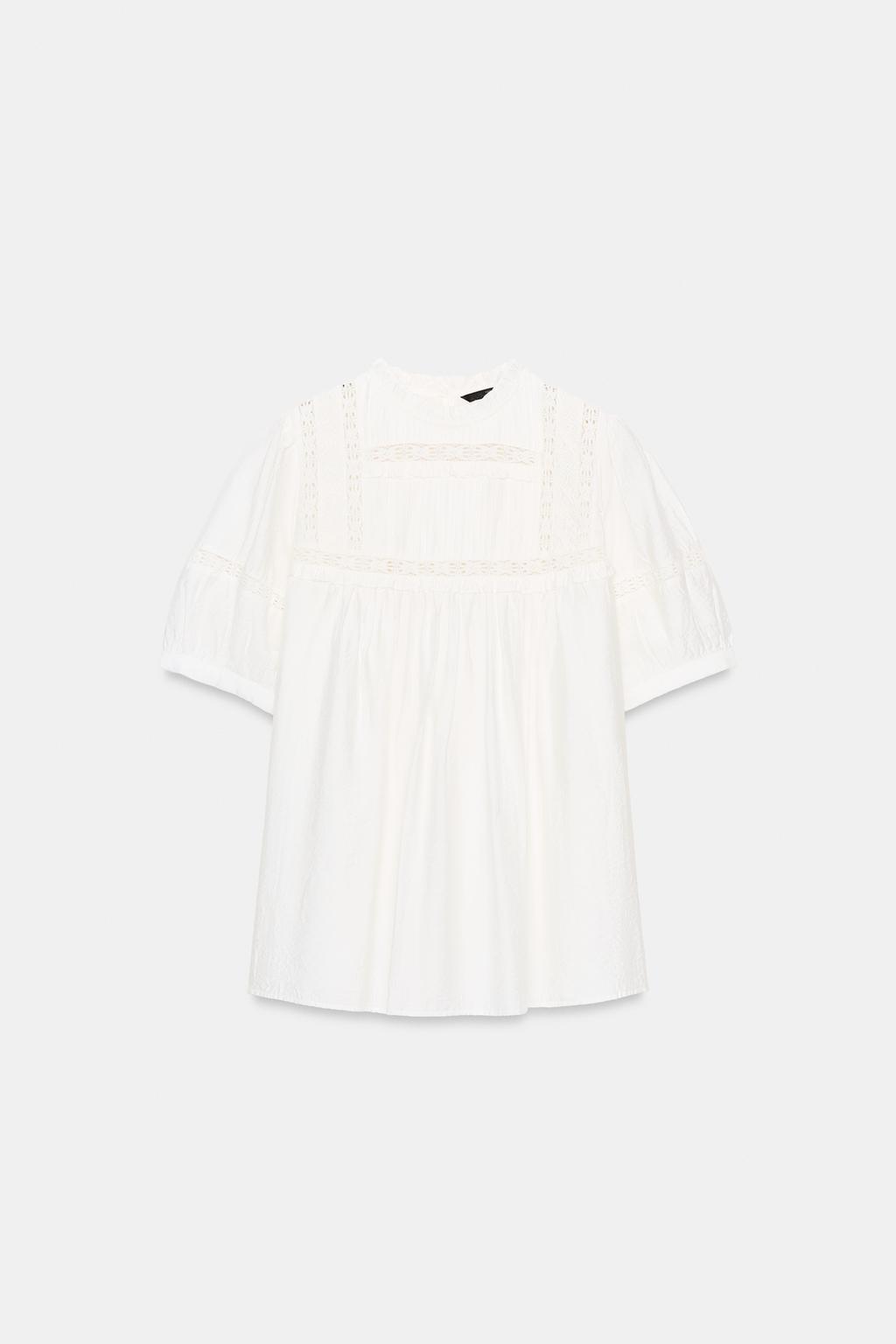 БЛУЗА В РОМАНТИЧЕСКОМ СТИЛЕ С РУКАВАМИ-БУФАМИ