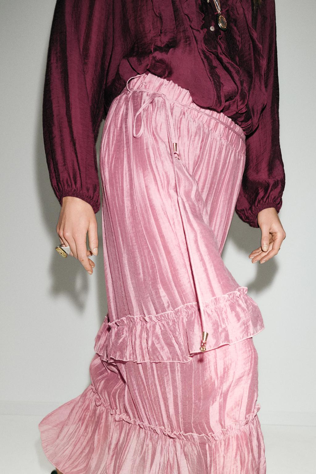 ЮБКА МИДИ С ВОЛАНАМИ