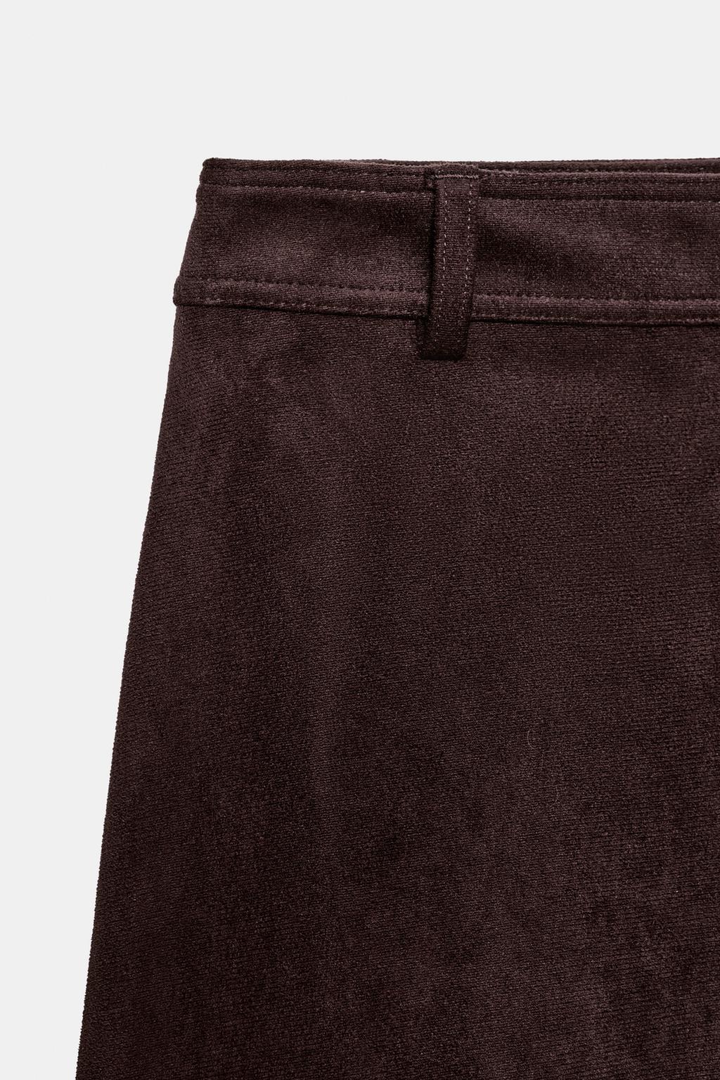 ЮБКА ИЗ ИСКУССТВЕННОЙ ЗАМШИ