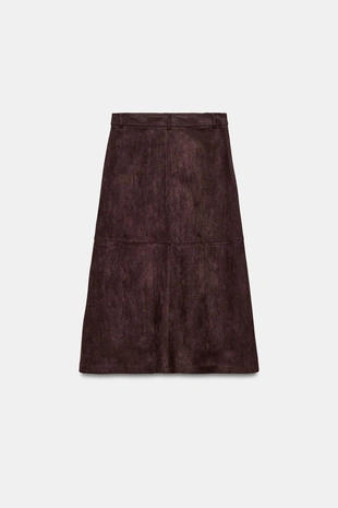 Юбка из искусственной замши