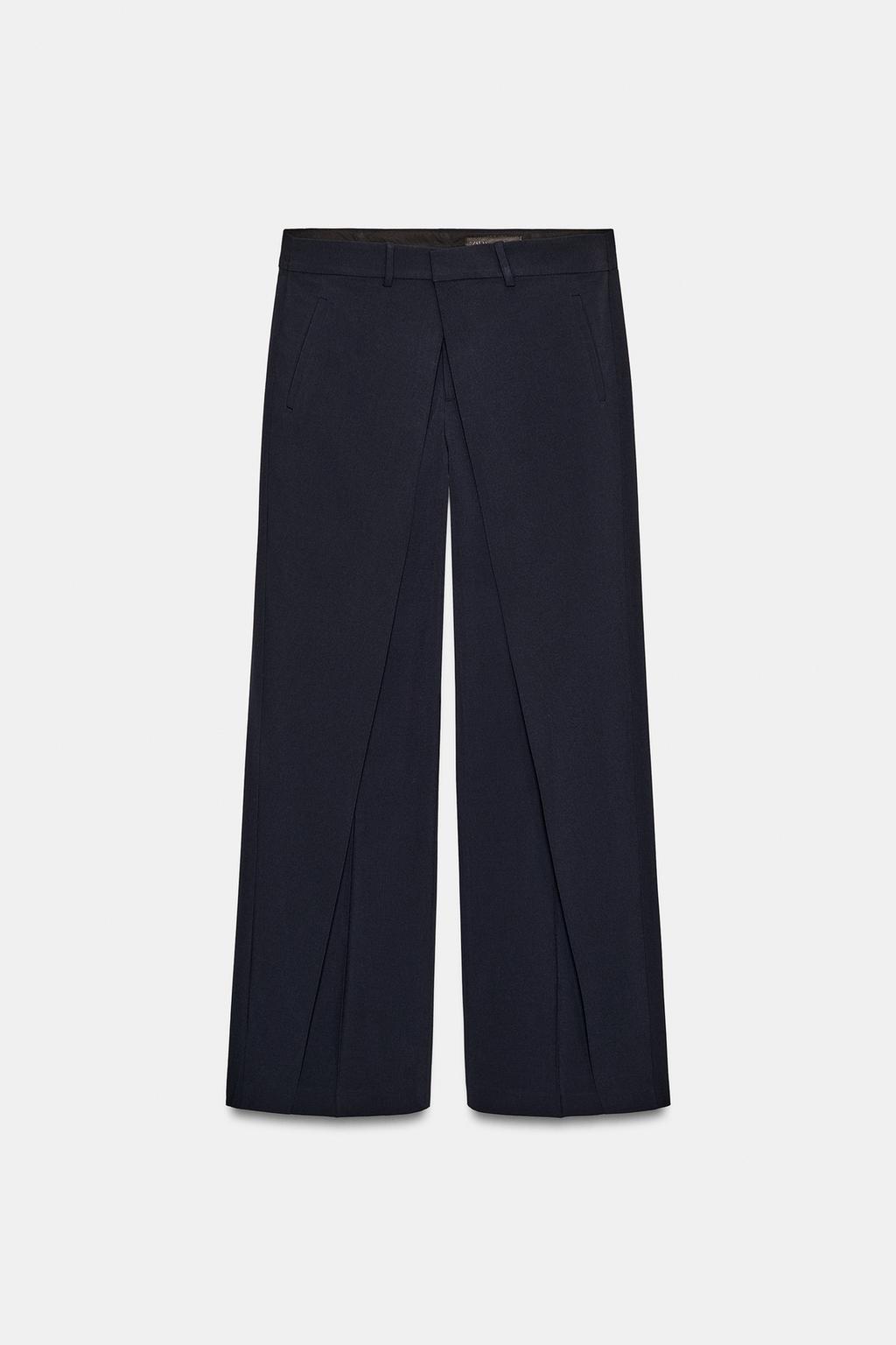 ШИРОКИЕ БРЮКИ С ЗАЩИПАМИ — ZW COLLECTION