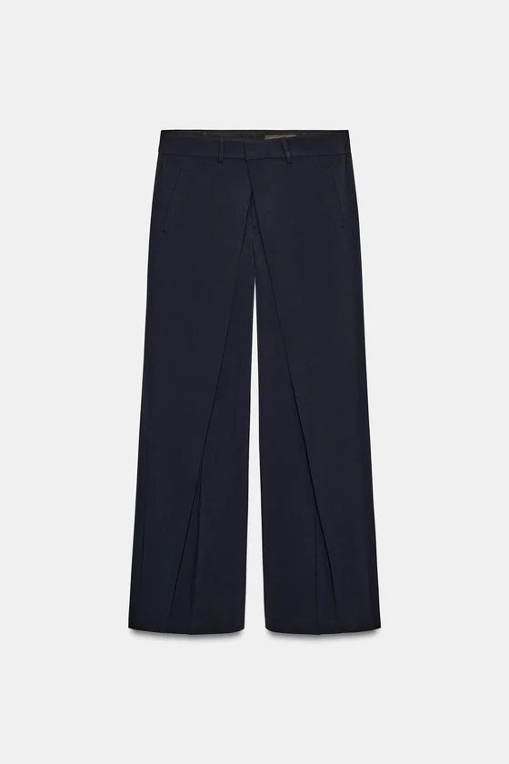 ШИРОКИЕ БРЮКИ С ЗАЩИПАМИ — коллекция Zara «ZW»