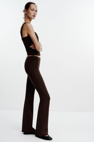 Брюки FLARED из интерлока