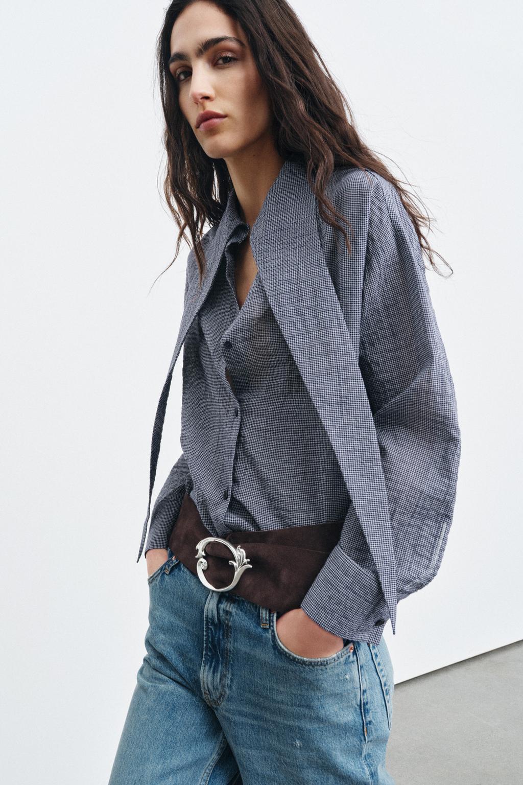 РЕМЕНЬ ИЗ 100% ЗАМШИ С ОРГАНИЧЕСКОЙ ПРЯЖКОЙ