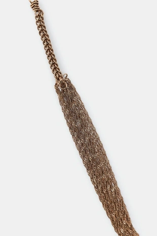 Длинное двойное цепное ожерелье- Заказать в России