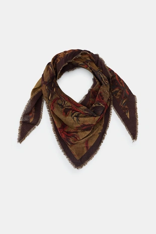 Бандана с цветочным принтом- Заказать в России