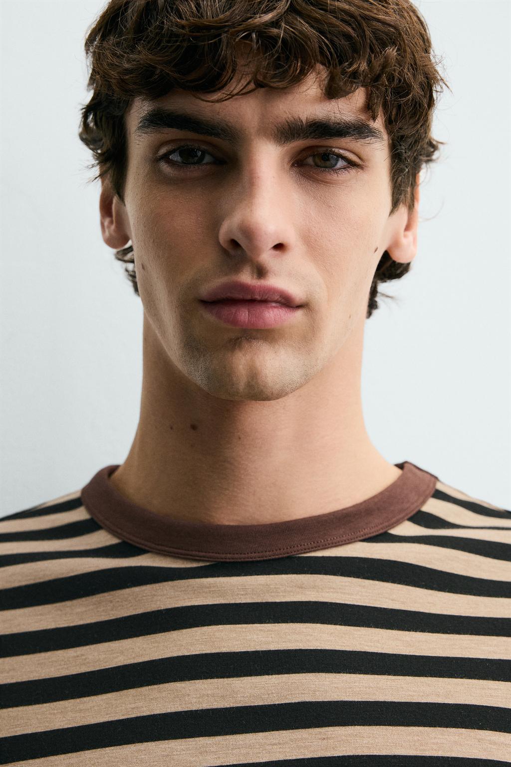 ФУТБОЛКА В ПОЛОСКУ С ДЛИННЫМИ РУКАВАМИ