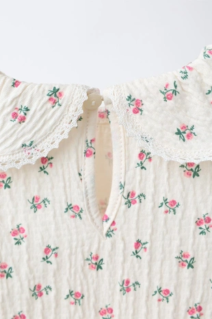 Футболка с цветочным принтом- Заказать в России