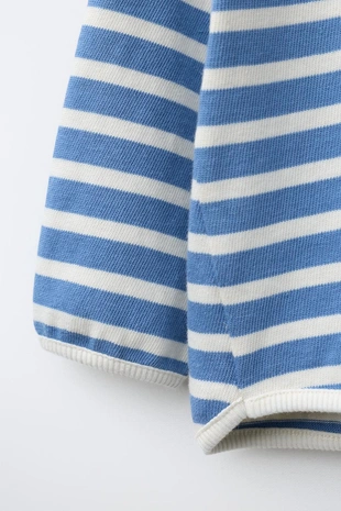 Футболка в рубчик в полоску- Заказать в России