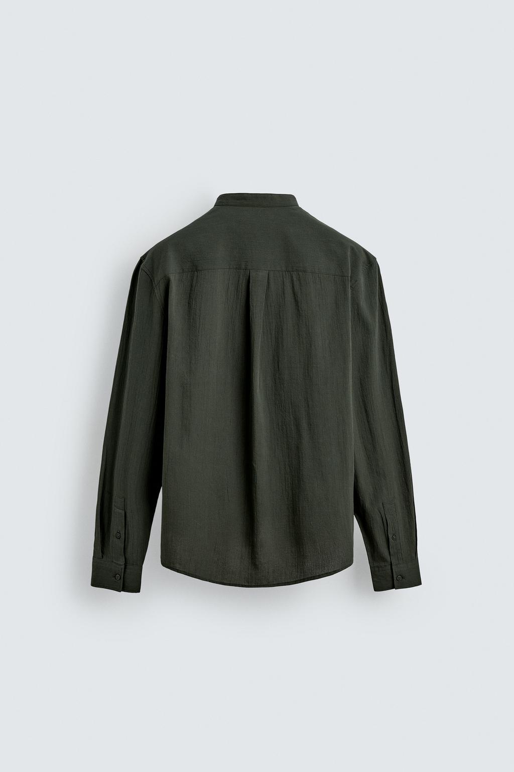 Рубашка с эффектом мятости