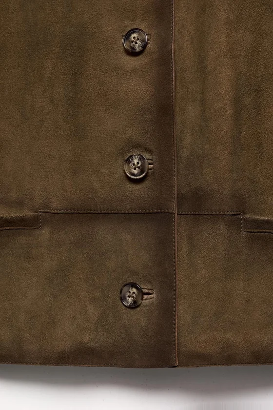 КУРТКА ИЗ 100% КОЖИ — коллекция Zara «ZW» 