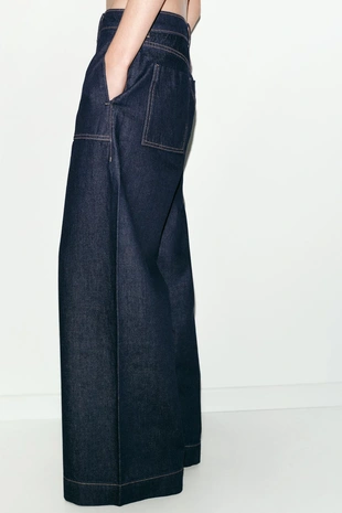 Джинсы Z1975 WIDE LEG со средней посадкой- Заказать в России