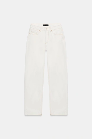 Джинсы Z.03 прямого кроя с высокой посадкой и удлиненными штанинами- Заказать в России