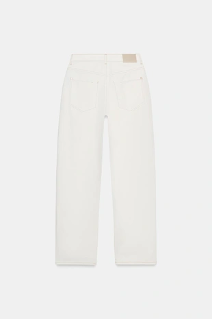 Джинсы Z.03 прямого кроя с высокой посадкой и удлиненными штанинами- Заказать в России