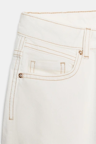 Джинсы Z.03 прямого кроя с высокой посадкой и удлиненными штанинами- Заказать в России