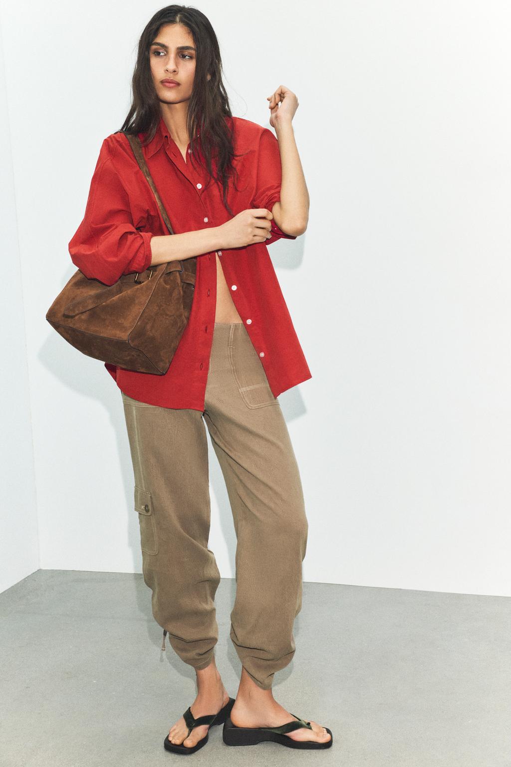 СТРУЯЩИЕСЯ БРЮКИ СО СБОРКАМИ