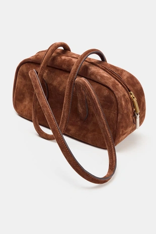 Кожаная сумка с плечевым ремнем- Заказать в России