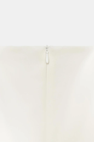 Короткое платье со складками и карманами- Заказать в России