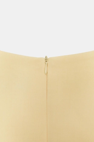 Короткое платье со складками и карманами- Заказать в России