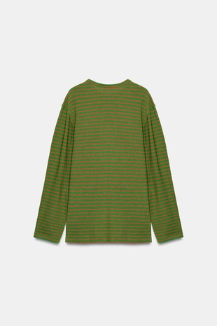 Футболка оверсайз в полоску- Заказать в России