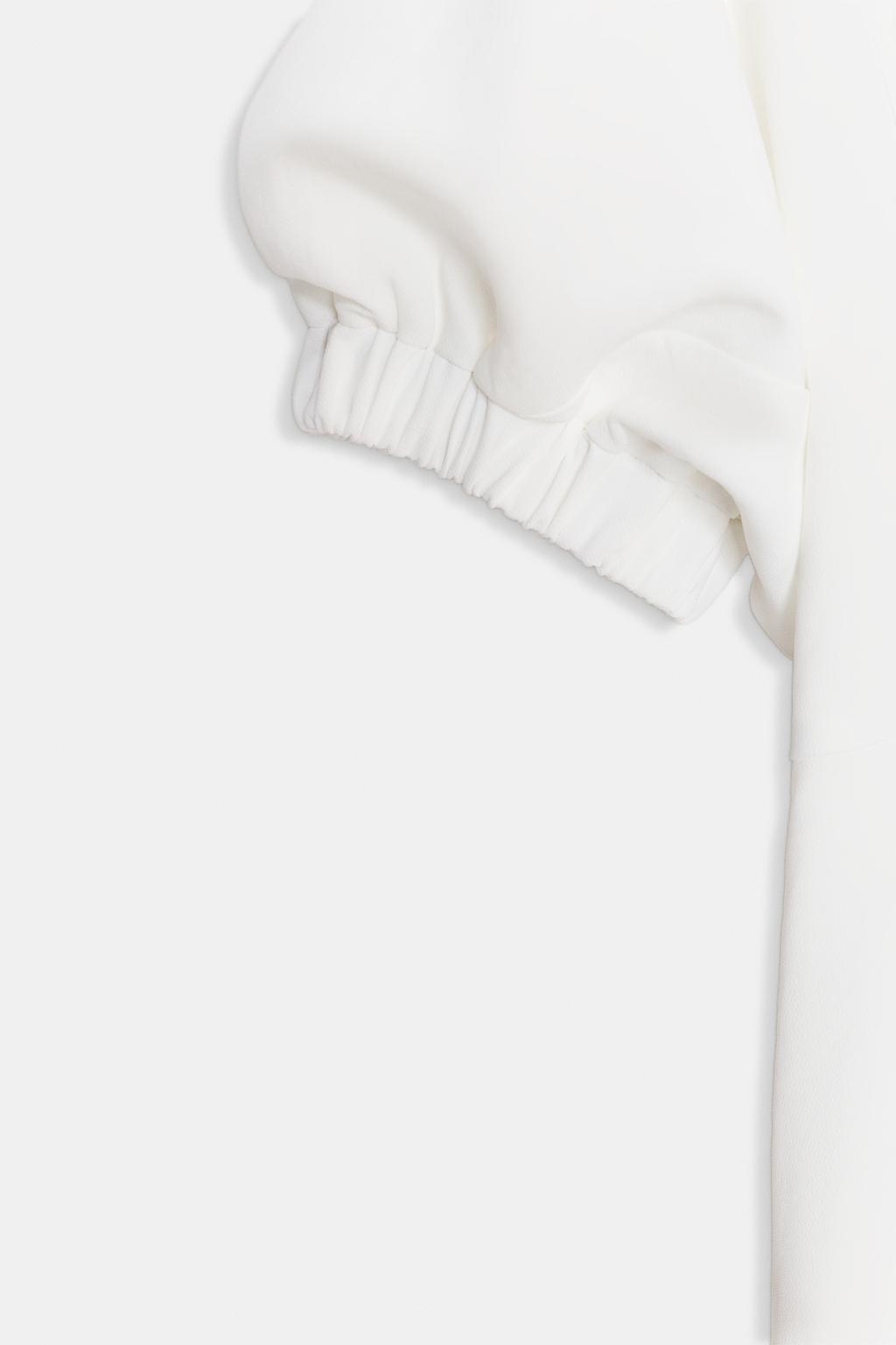 ПЛАТЬЕ МИДИ С ОБЪЕМНЫМИ РУКАВАМИ