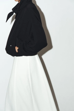 Бомбер со съемным платком- Заказать в России