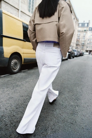 Джинсы Z1975 свободного кроя со средней посадкой и широкими штанинами- Заказать в России